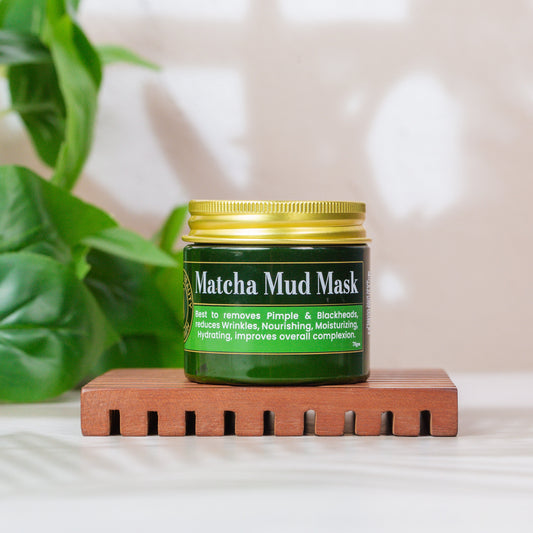 Matcha mud mask