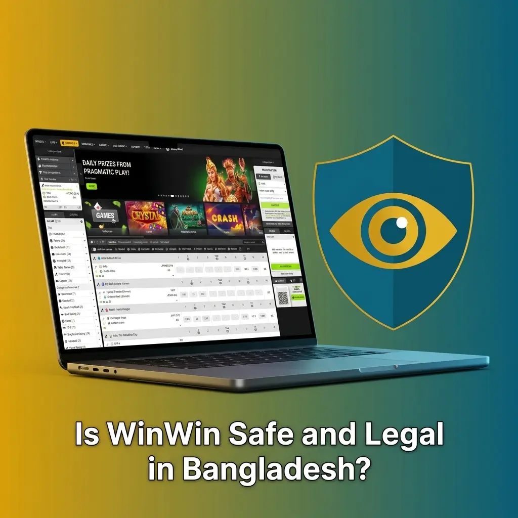 WinWin casino SSL encryption, Curaçao eGaming Licence, safe and legal online gaming platform for Bangladesh players