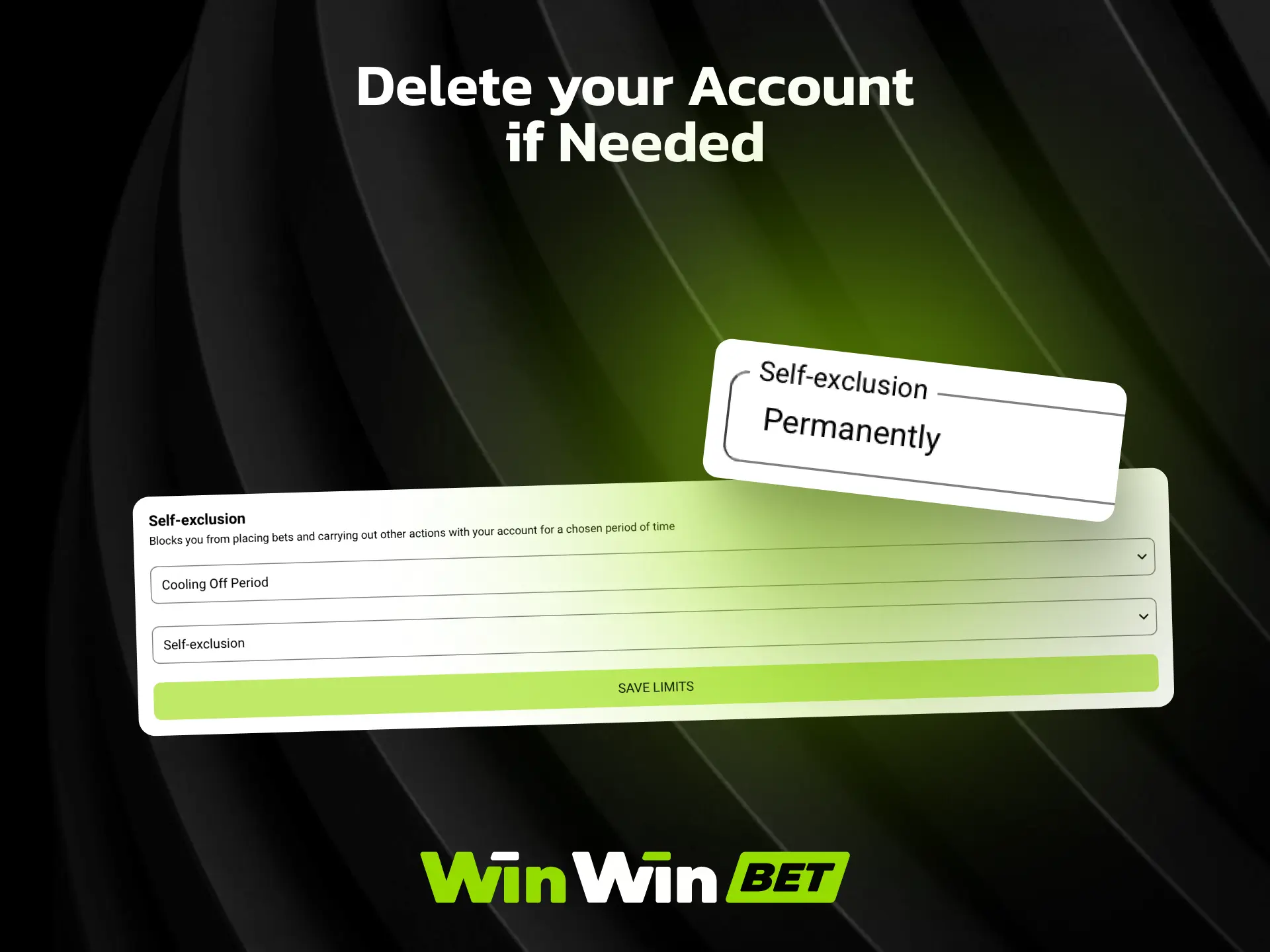 Steps to delete your WinWin account if you no longer wish to use the platform.